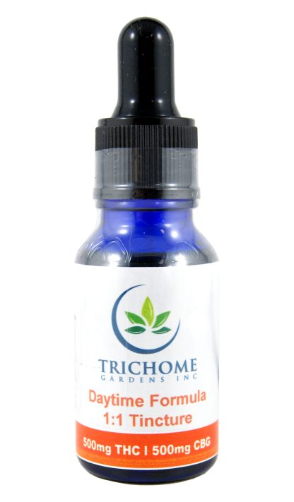Trichome Gardens - 500mg THC | 500mg CBG Daytime Tincture - 15mL